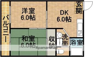 MAISON DE PATIO【1階】の間取り