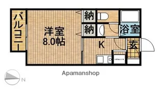 JHかけがわ【1階】の間取り