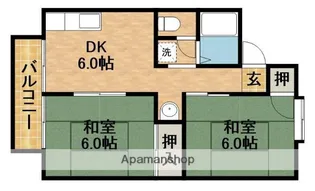 セジュールゆうN【2階】の間取り