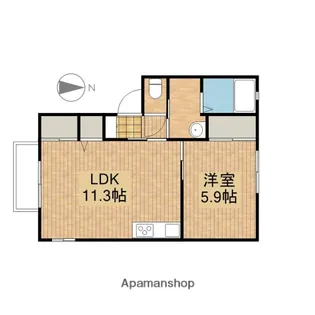 マティーナB【2階】の間取り