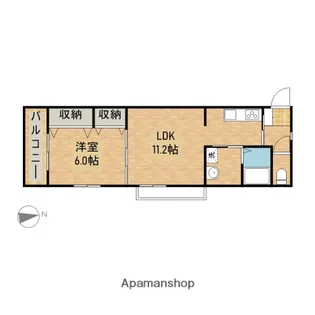 CINQ AVENUE(サンクアヴェニュー)【1階】の間取り