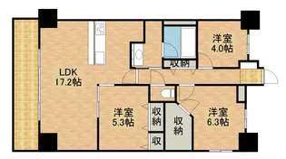 クラウドクレスト栄町【7階】の間取り