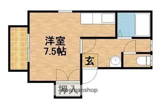 ハイツトリイ【2階】の間取り