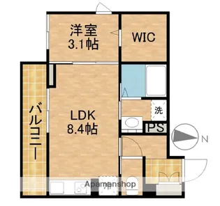 D−HILLS見付【1階】の間取り