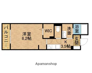 グランメゾン浜松【205号室】の間取り
