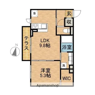 グランヴィラージュ【1階】の間取り