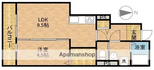 グランリジェール【1階】の間取り