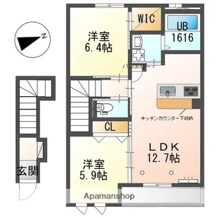 LA・GLYCINE【2階】の間取り