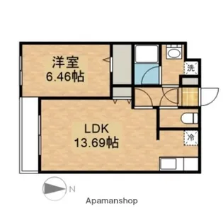 JIN【302号室】の間取り