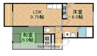トルナーレ内野【101号室】の間取り