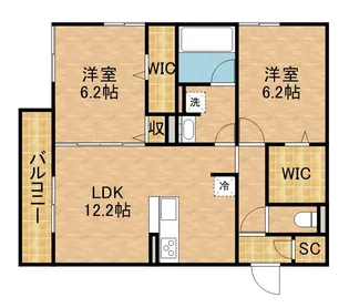 ADVANCE【3階】の間取り
