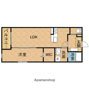 GRAVITY FUJIEDA EKINANDORI【2階】の間取り