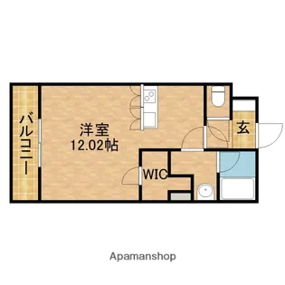 REALISER天神【4階】の間取り