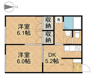 ほたるⅤ【103号室】の間取り