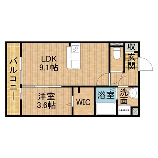 D−HILLS有玉北町【3階】の間取り