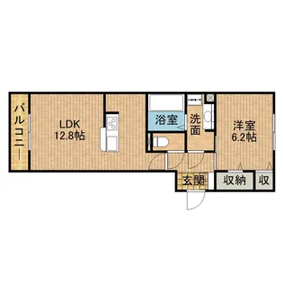 D−HILLS龍禅寺Ⅱ【2階】の間取り