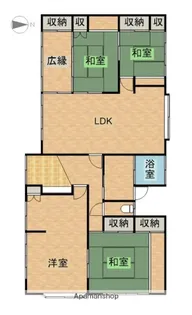 静岡県浜松市中央区雄踏町宇布見【一戸建】の間取り