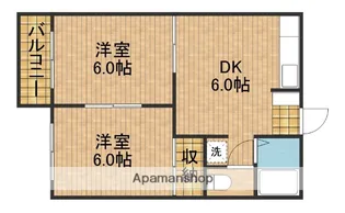 フォーブル平野(北棟)【2階】の間取り