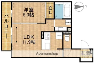 AMABILE【1階】の間取り