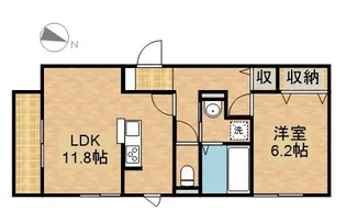 D−HILLS龍禅寺【3階】の間取り