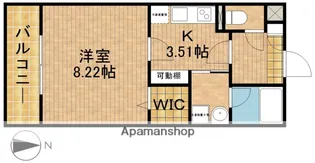 SUPREME ASADA【3階】の間取り