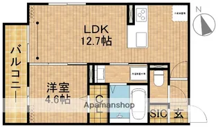 DーROOM下池川町【1階】の間取り