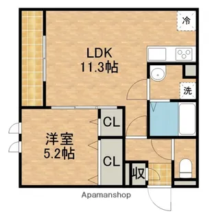 D−HILLS上西郷【2階】の間取り