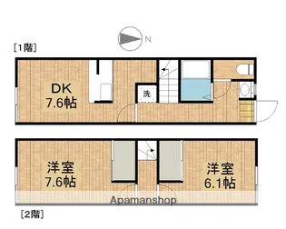 アリエッタ延久【1階】の間取り