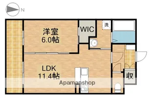クレール奏KOMATSU【2階】の間取り
