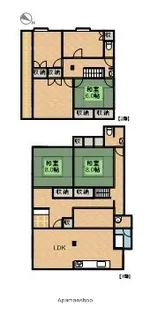 静岡県浜松市中央区舞阪町舞阪【一戸建】の間取り