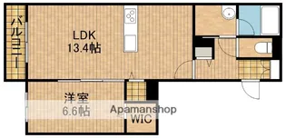 KALMARK海老塚【2階】の間取り