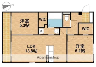 シリウス【3階】の間取り