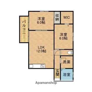 WILL光【2階】の間取り