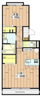 カリスリーブラ【3階】の間取り