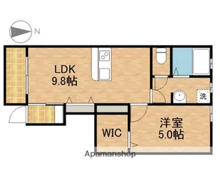 LOTUS三ヶ日【1階】の間取り
