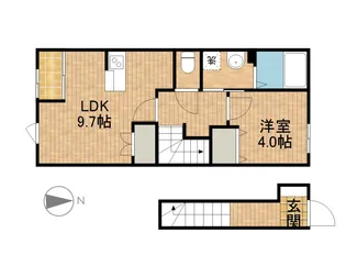 GRAND VILLA【2階】の間取り