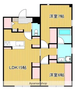 THE TOWL【2階】の間取り