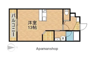 THE TOWL【3階】の間取り