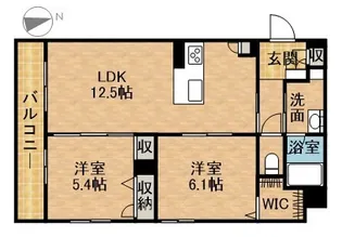 LE CHAINON【1階】の間取り