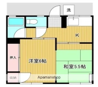 シティハイム101【B号室】の間取り