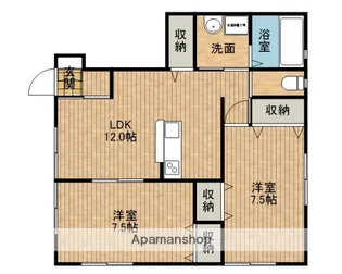 ビーンズスクエア南棟【1階】の間取り
