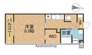 メゾンド レアチーズ【1階】の間取り