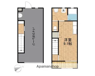 ホビープラスA【2号室】の間取り