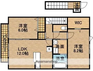 セジュール ブリエ【2階】の間取り
