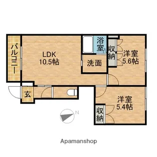 EPIⅢ【1階】の間取り