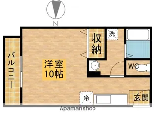 TKマンションⅤ【203号室】の間取り