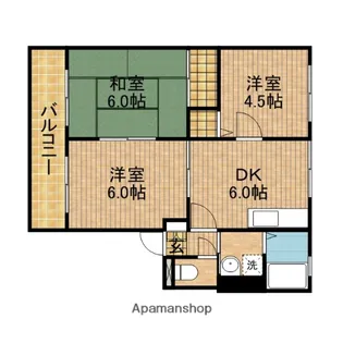 ピアチェーレ【1階】の間取り