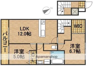 LUMINOUS【2階】の間取り