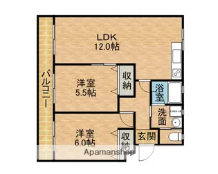 コーポラスSEKO【1階】の間取り