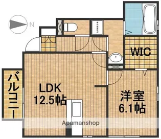 SUN COURT A【1階】の間取り